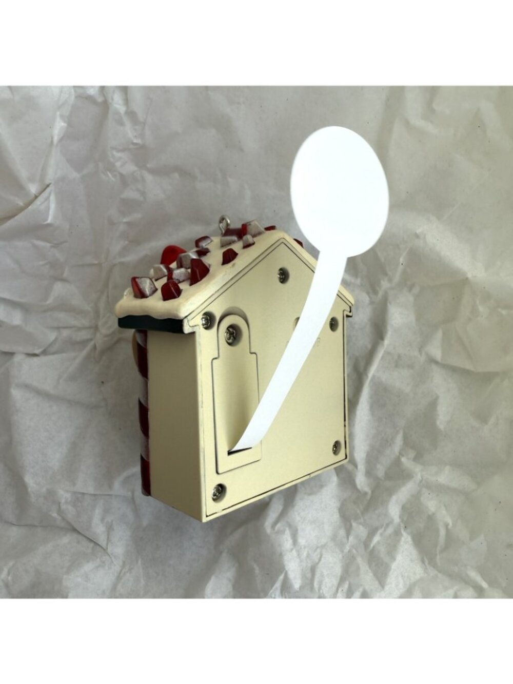 Hallmark Ornament 2013 Magic Peppermint Bark Motion Activated Bulldog NEW - Picture 5 of 5